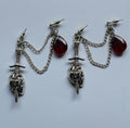 Double  pierced earings