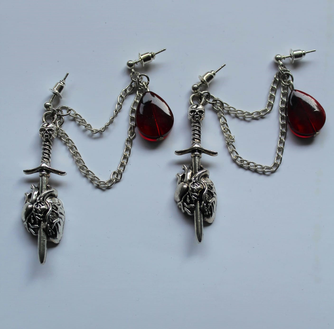 Double  pierced earings