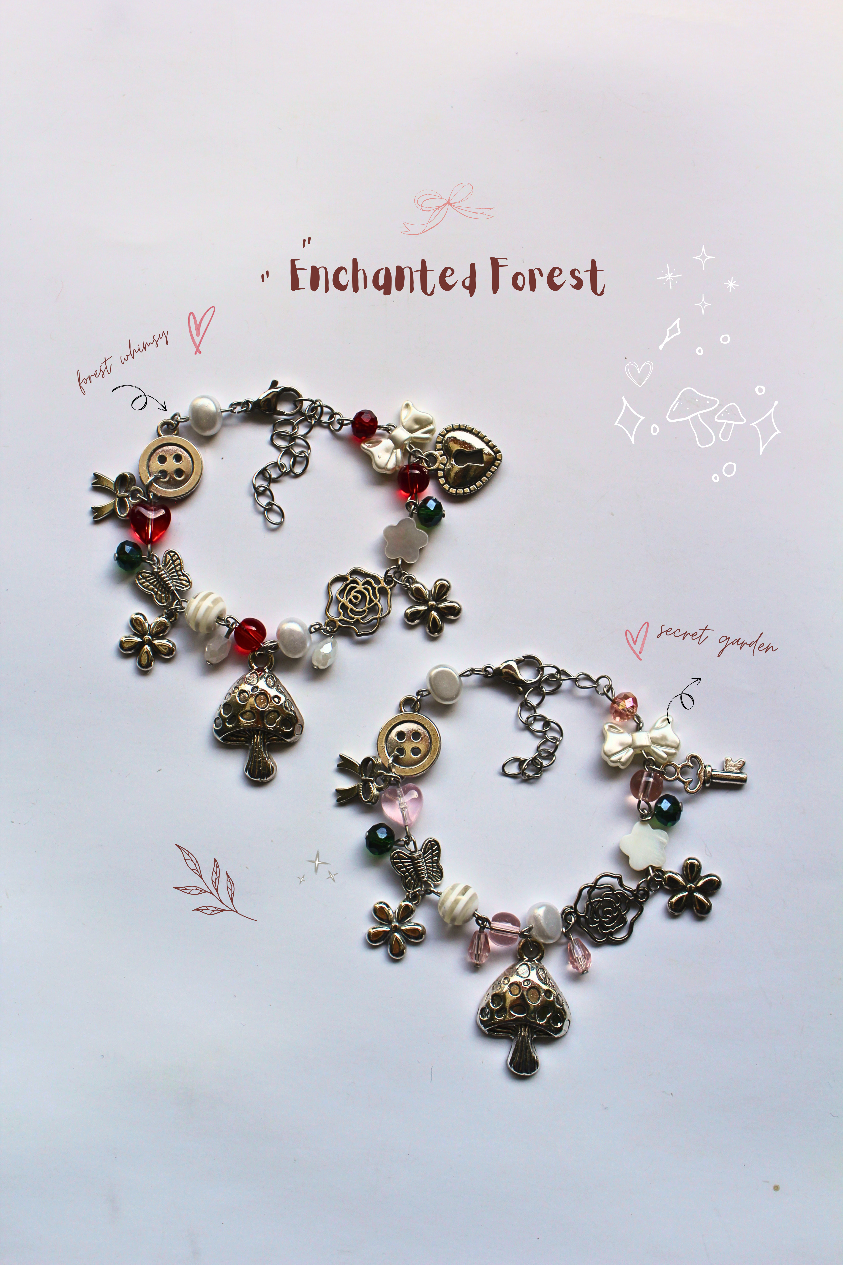 Enchanted forest bracelets