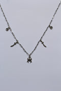 Charm necklace silver
