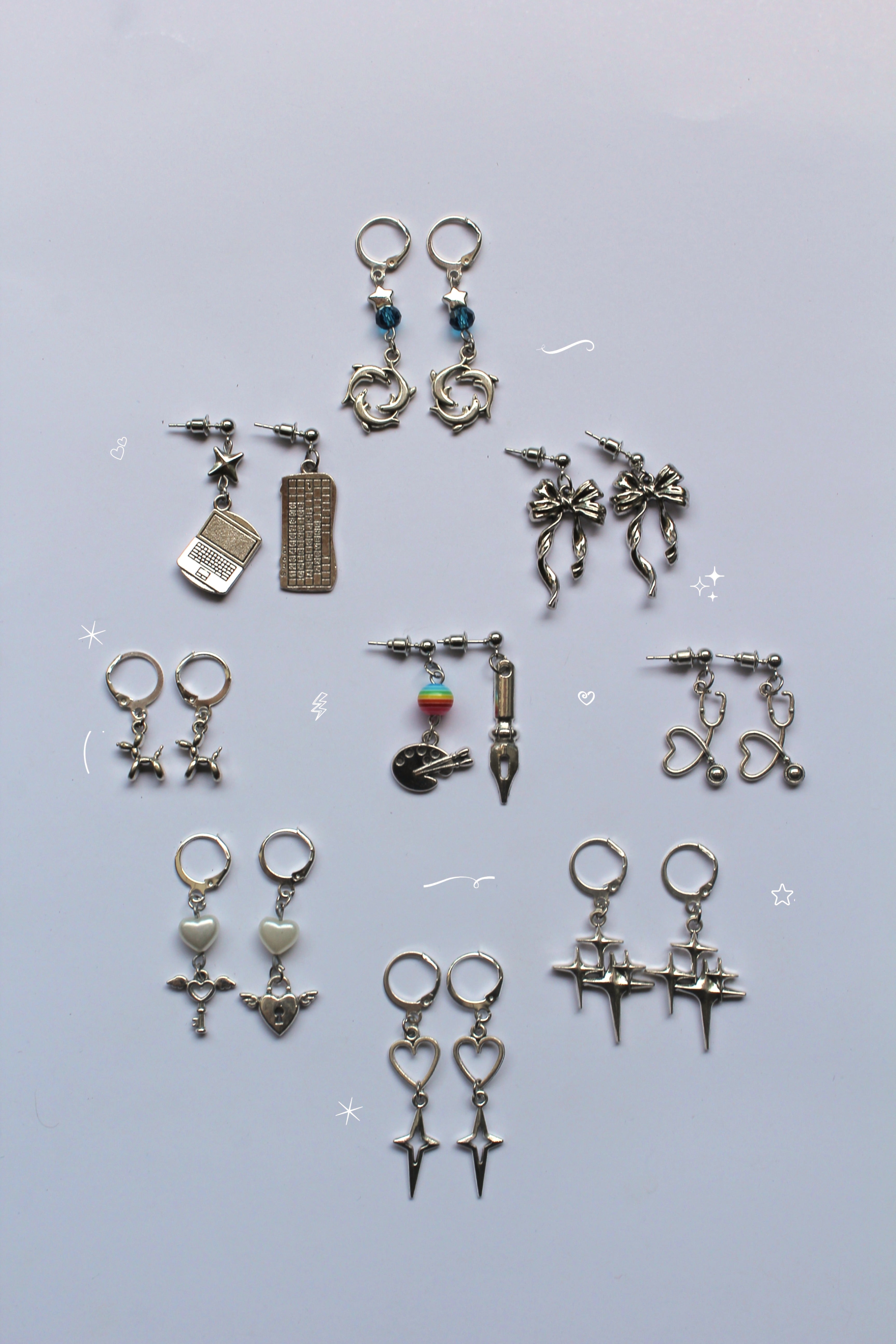 Charm earings