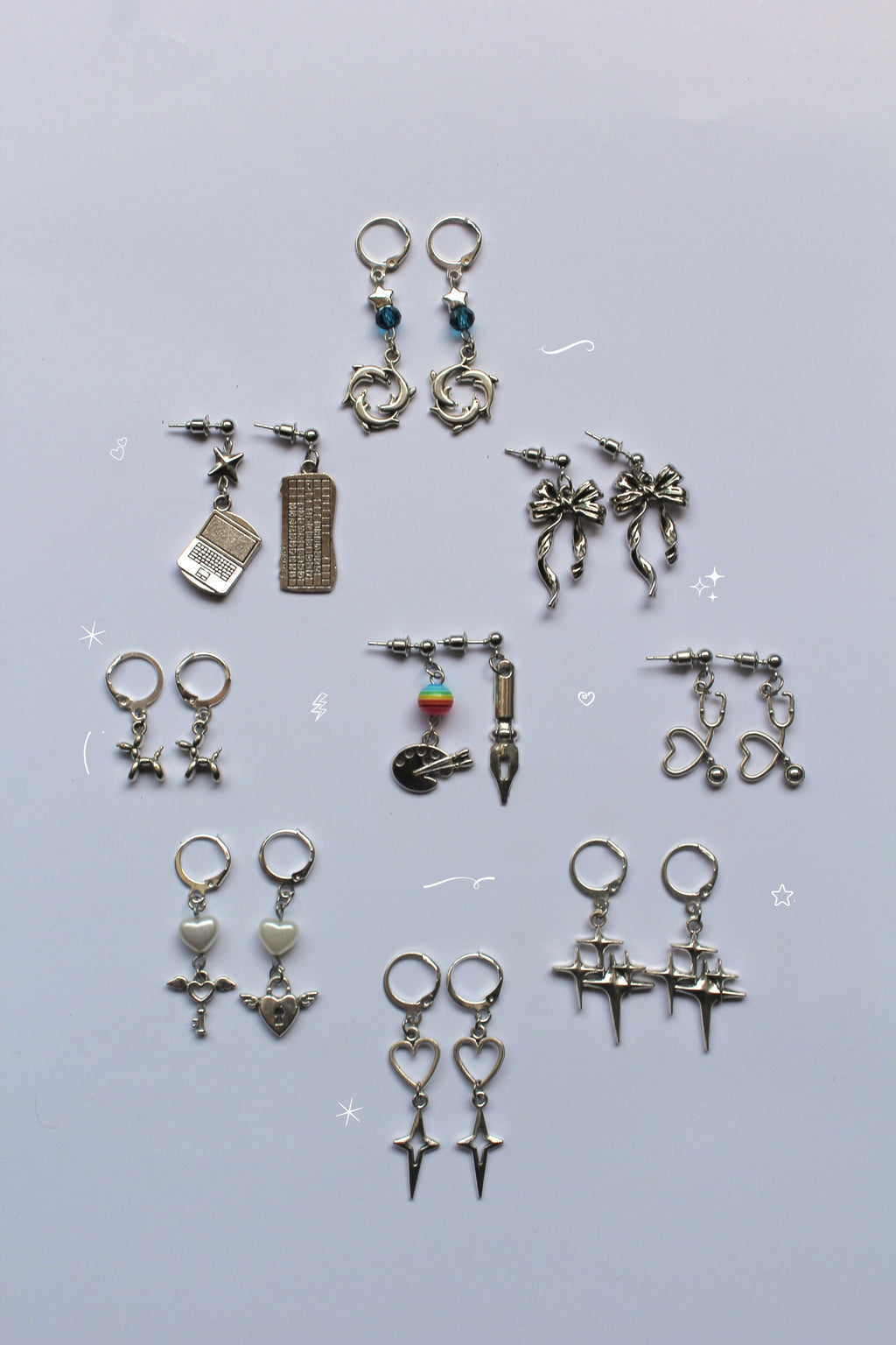 Charm earings