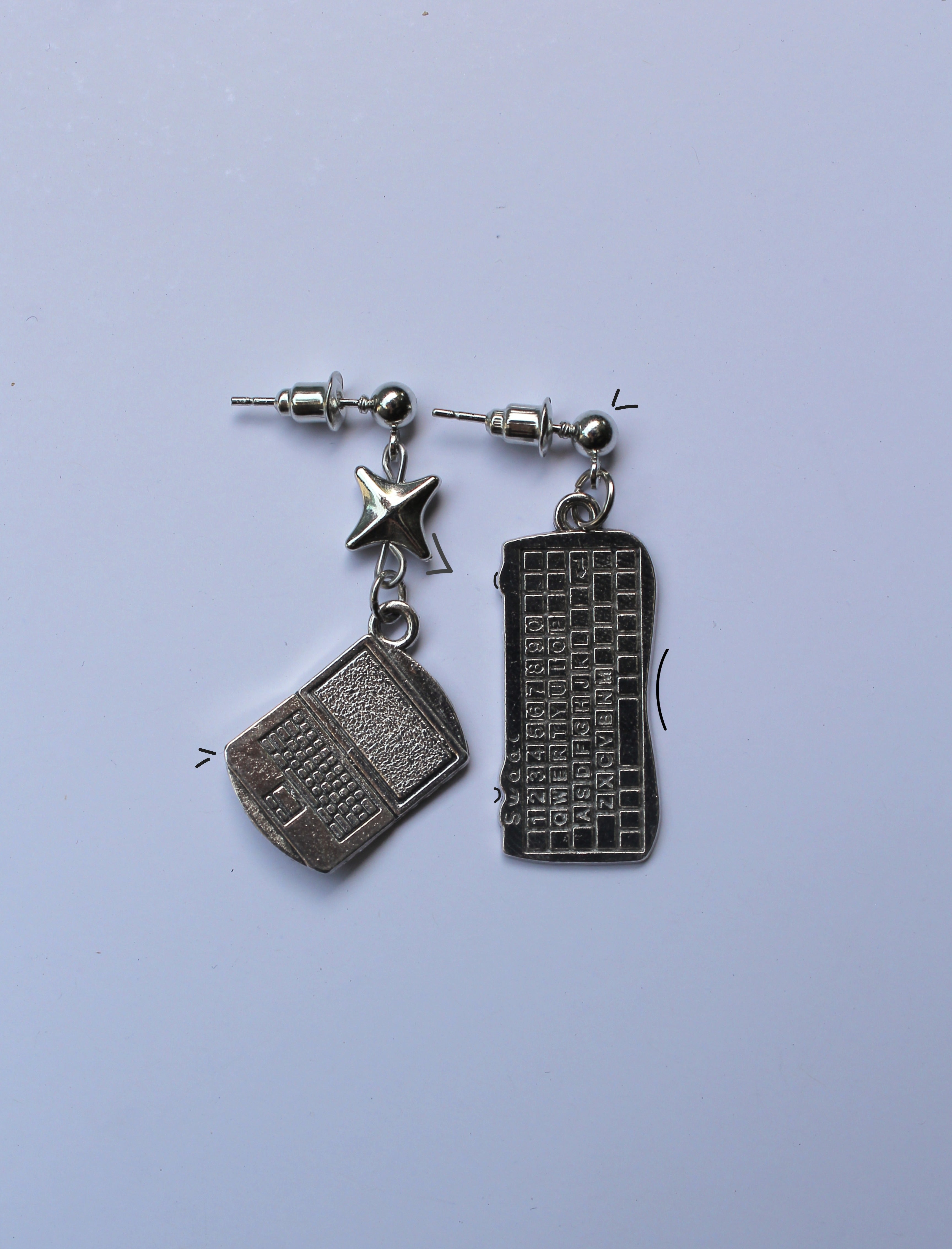 Charm earings
