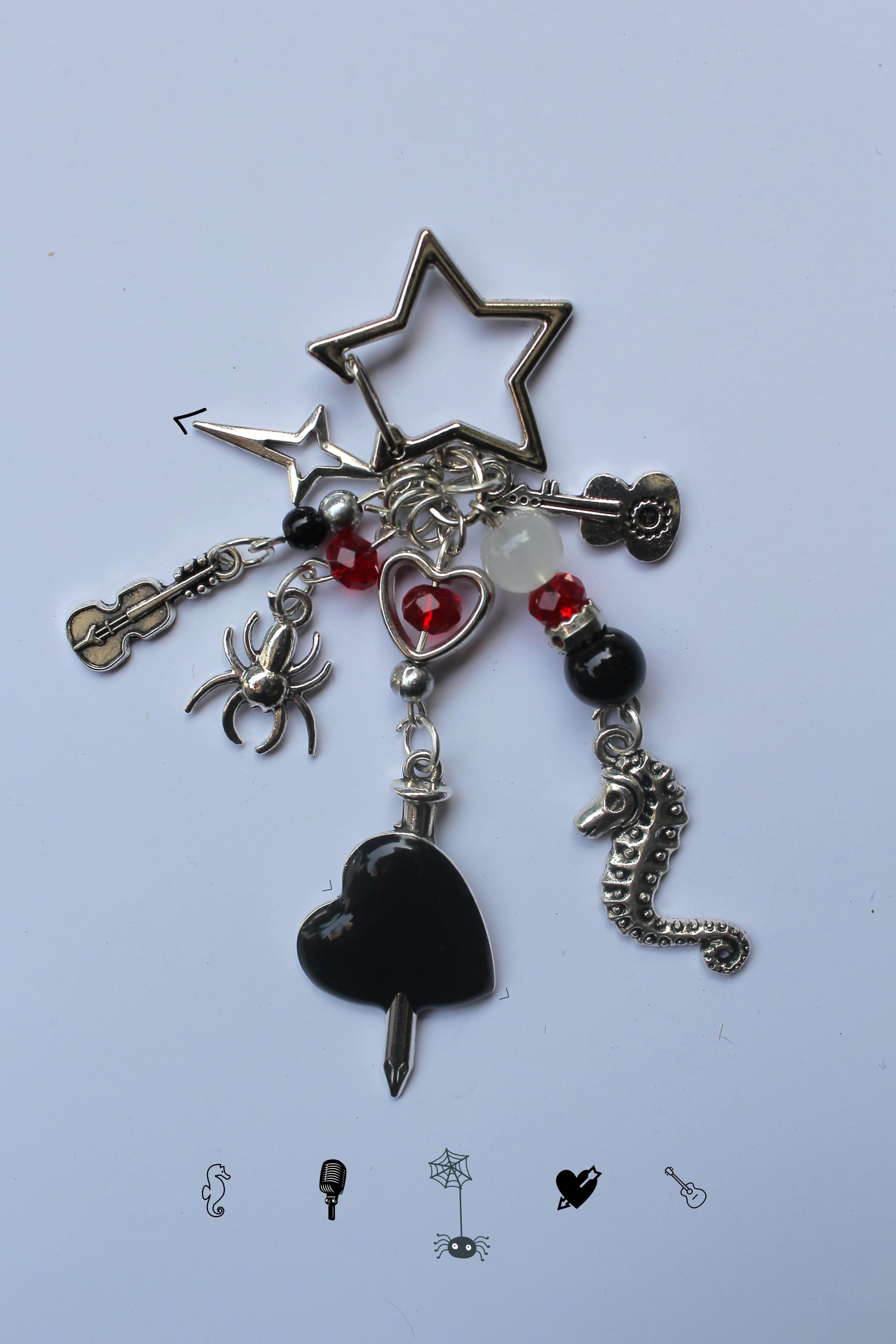 midnight mood keychain