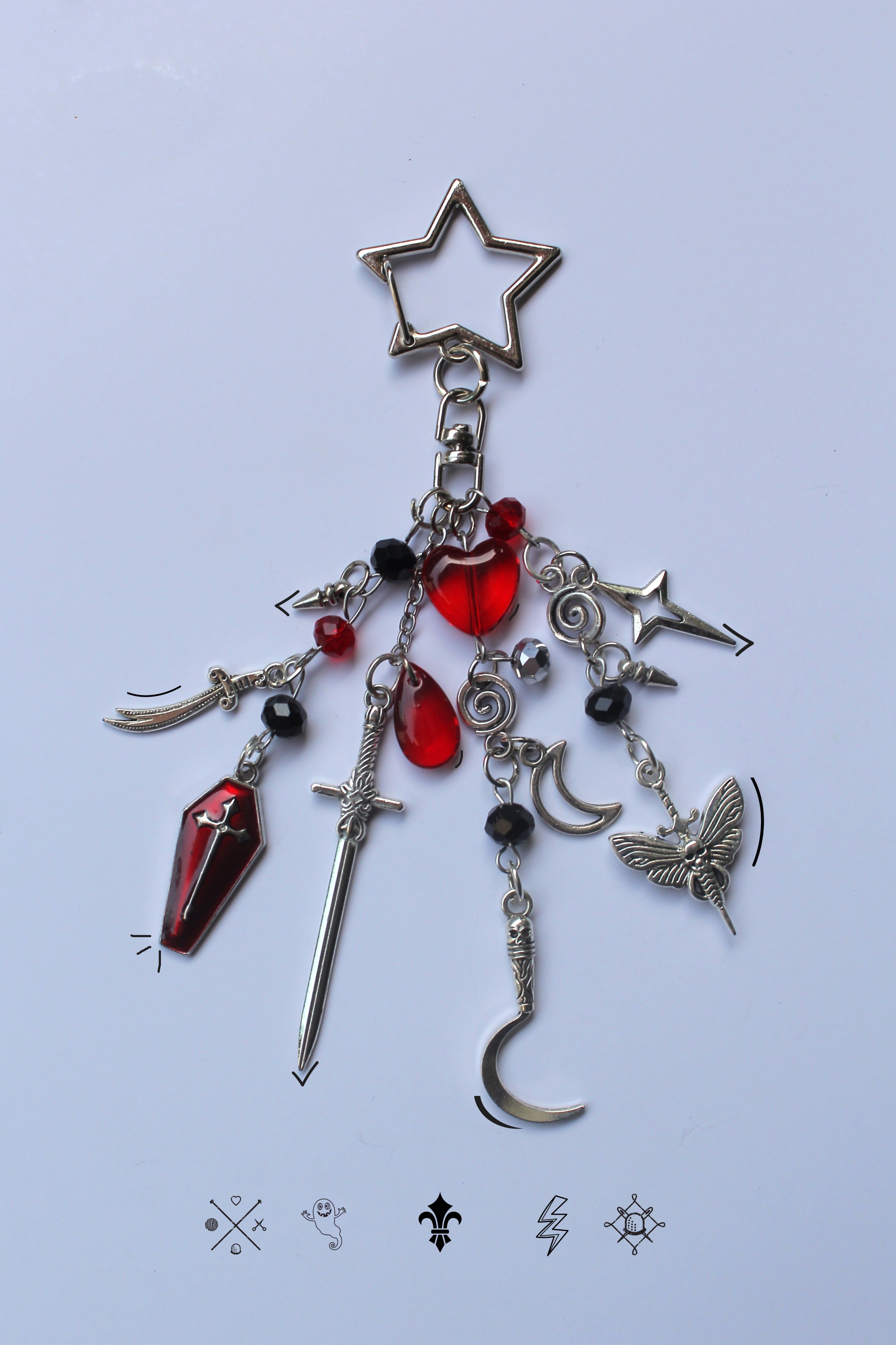 Villian arc keychain