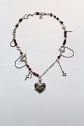 Locked heart necklace