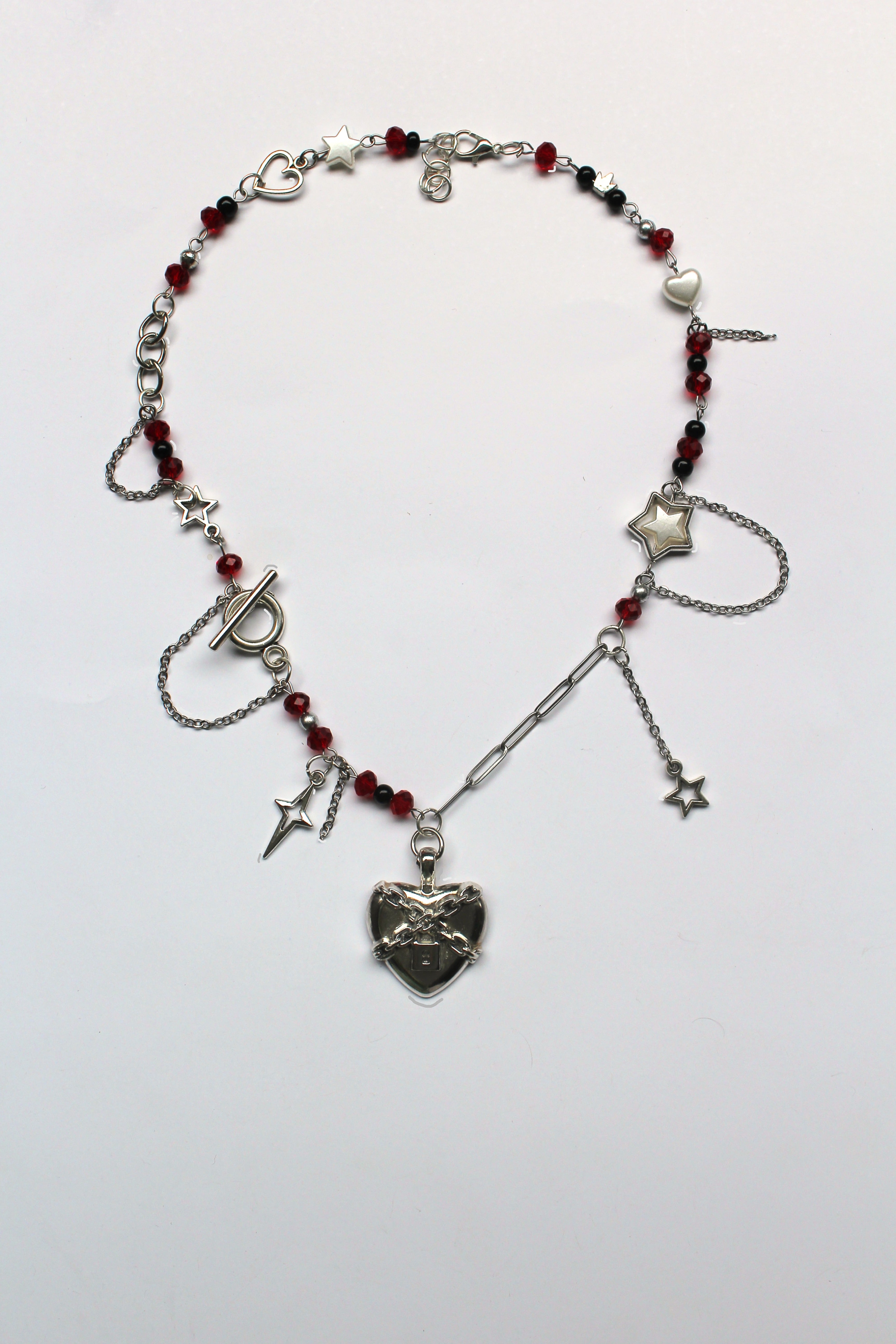 Locked heart necklace