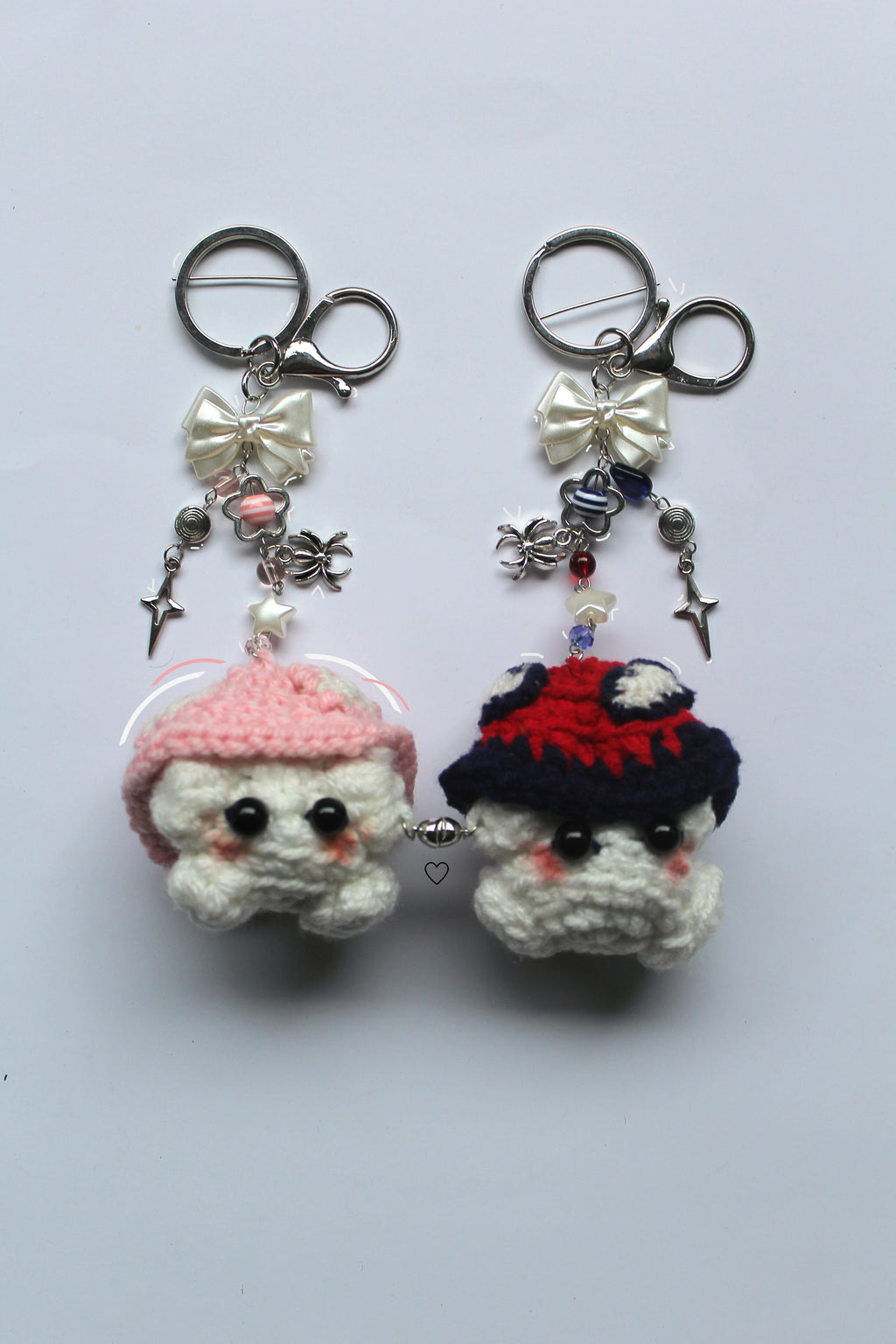 Crochet Spideys Keychains
