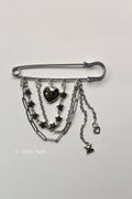 Stellar heart pin