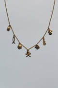 Charm necklace golden