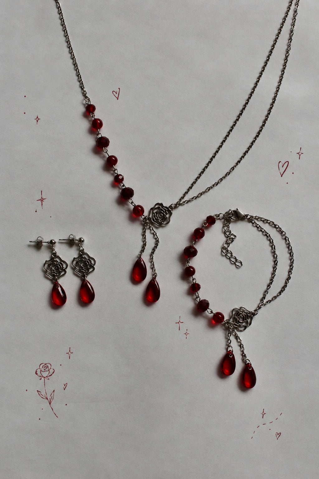ROSE DROP SET