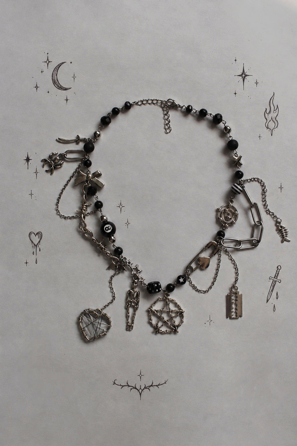 WIRED CHOAS NECKLACE