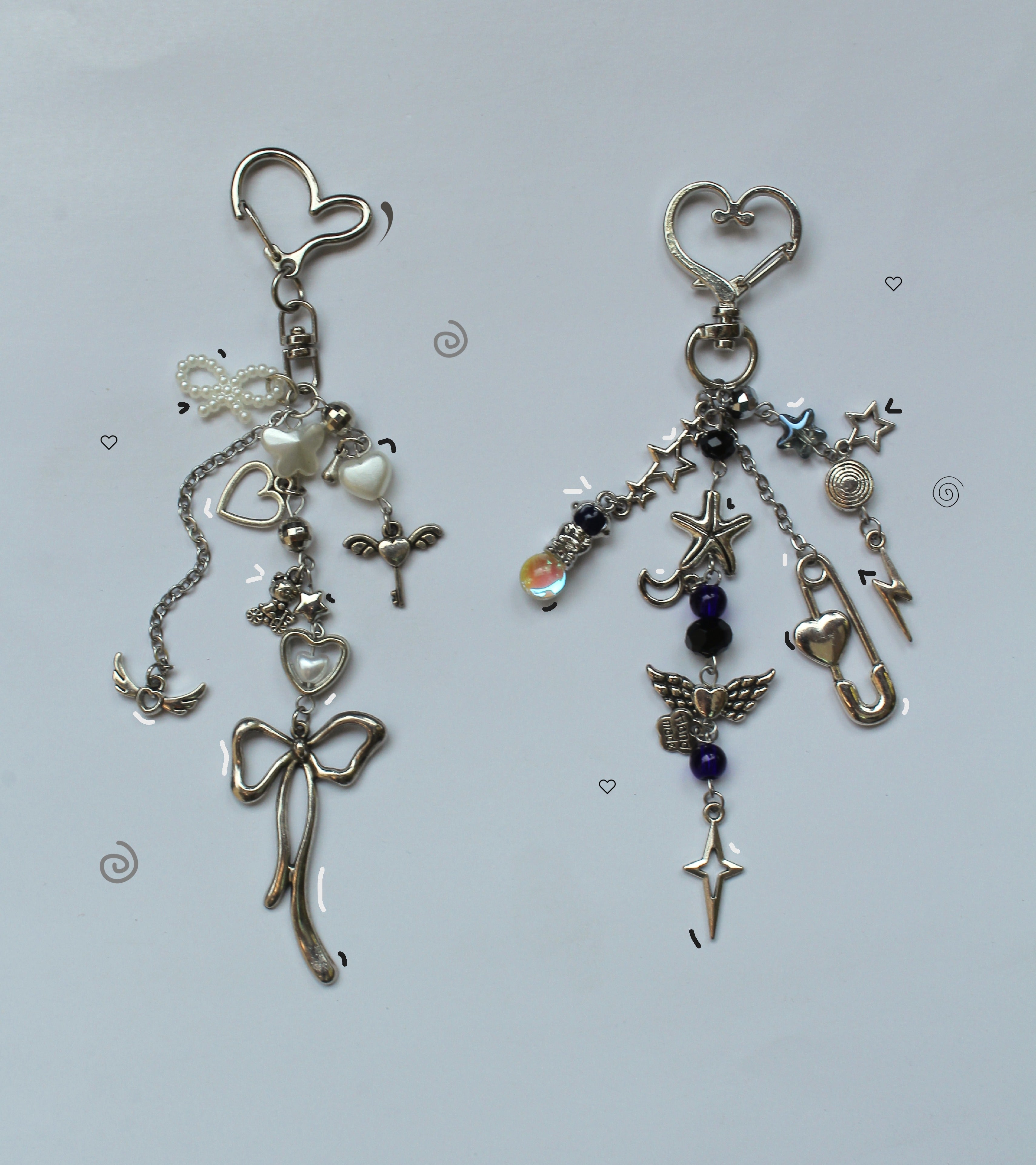Heaven and Galaxy keychains