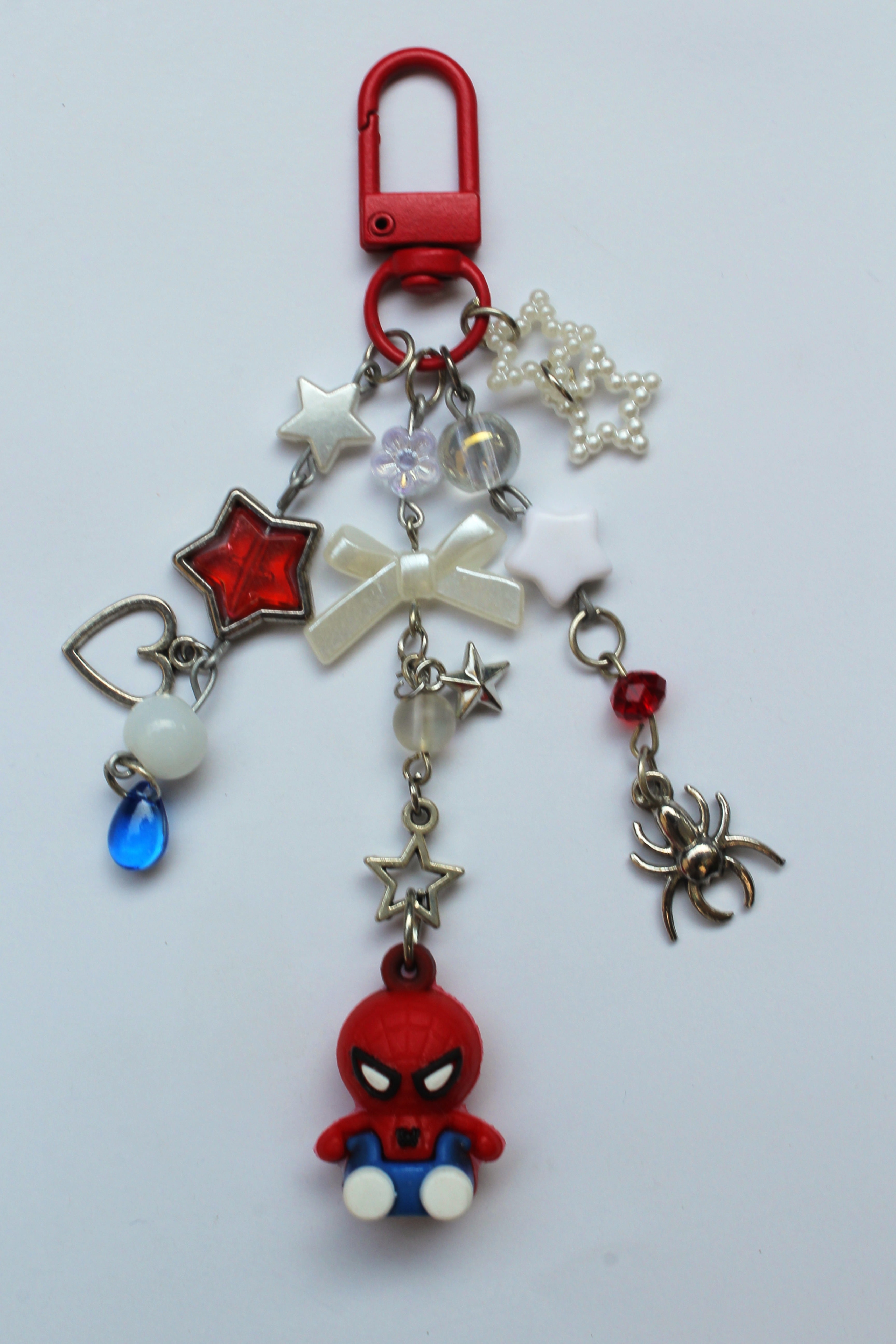 Kitty X Spidey Keychains