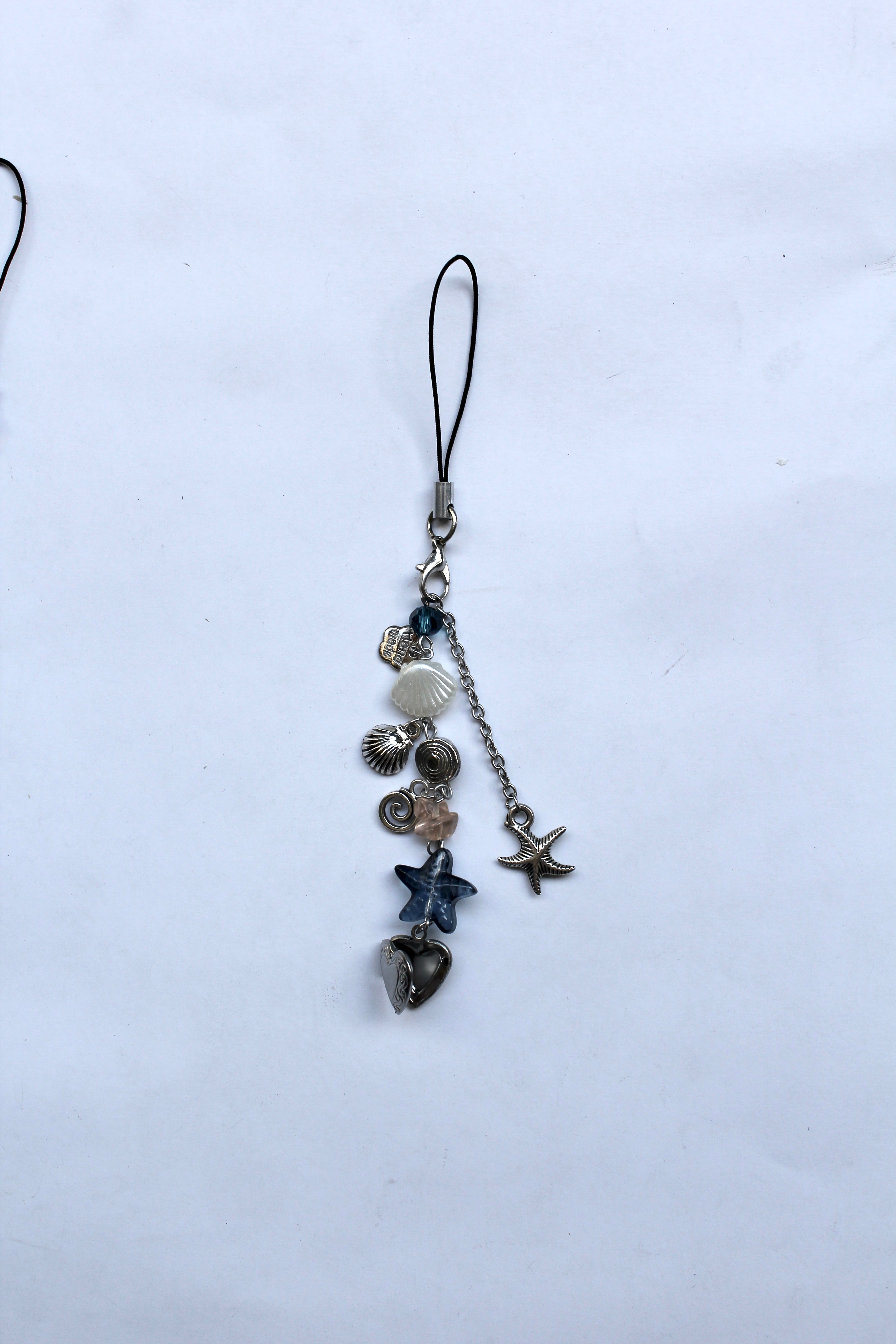 openable heart phone charms