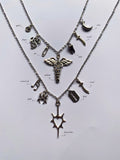 Silver Charm necklace