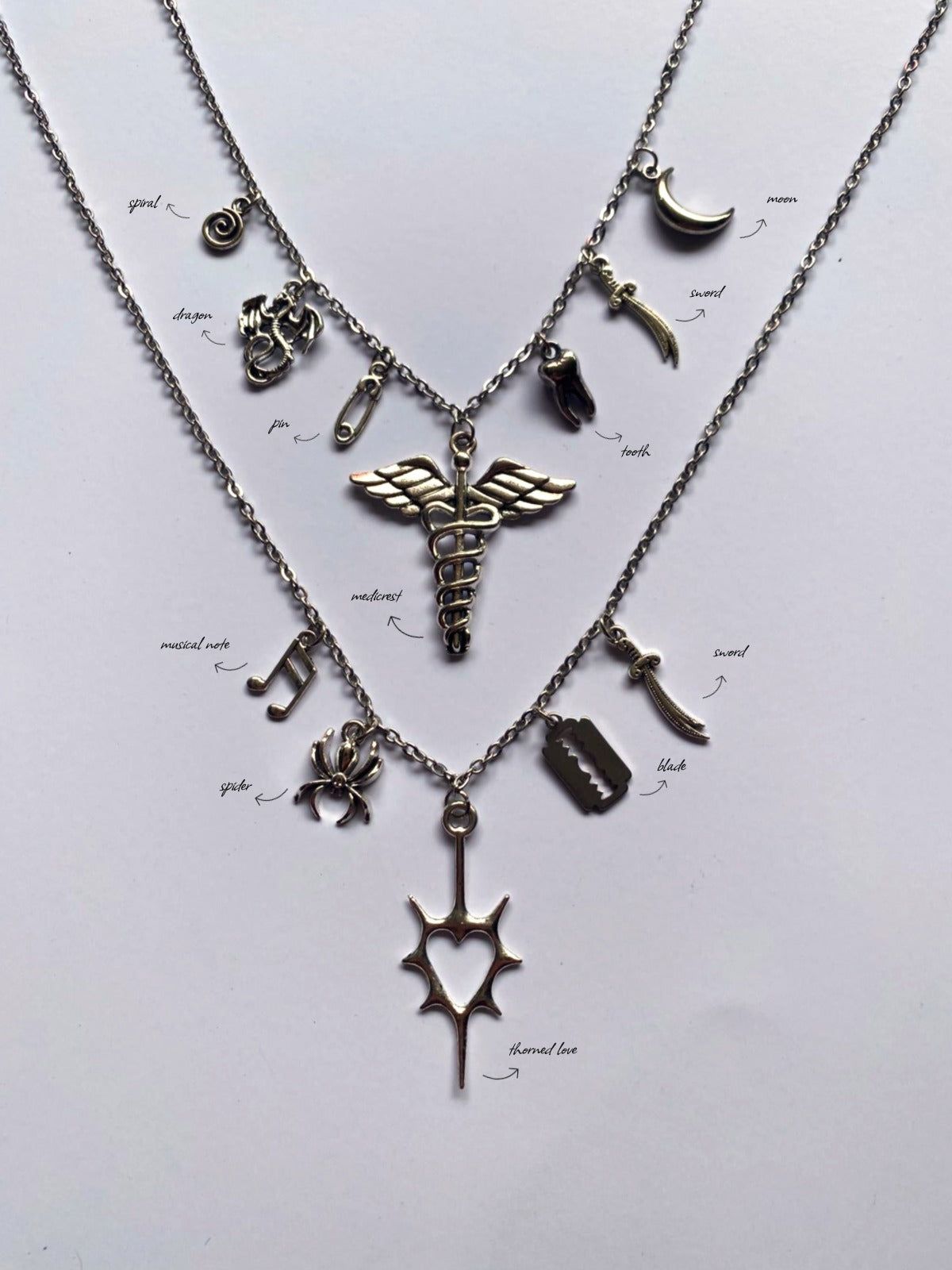 Silver Charm necklace