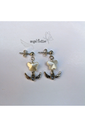 angel flutter earings