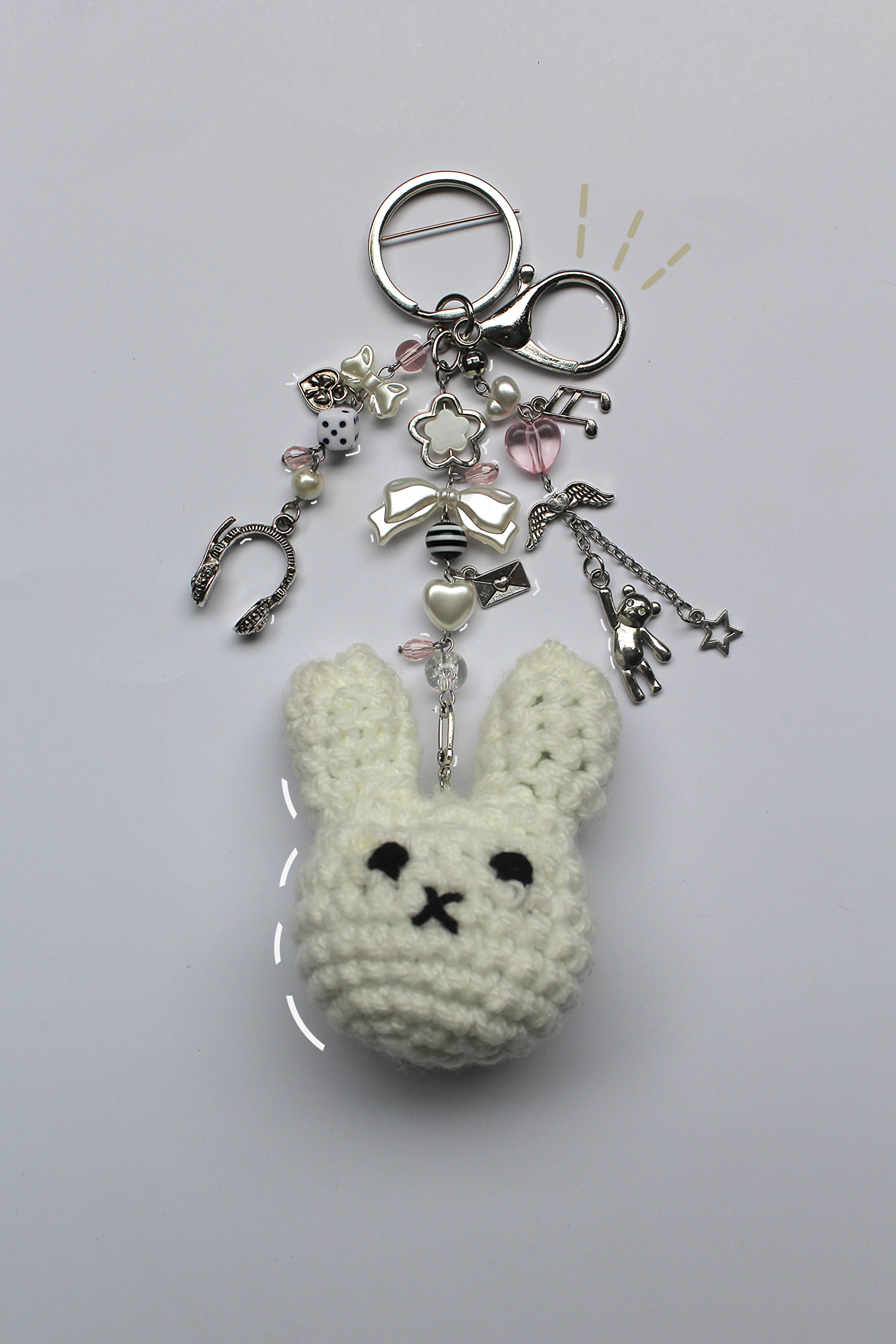 Miffy Crochet Charm