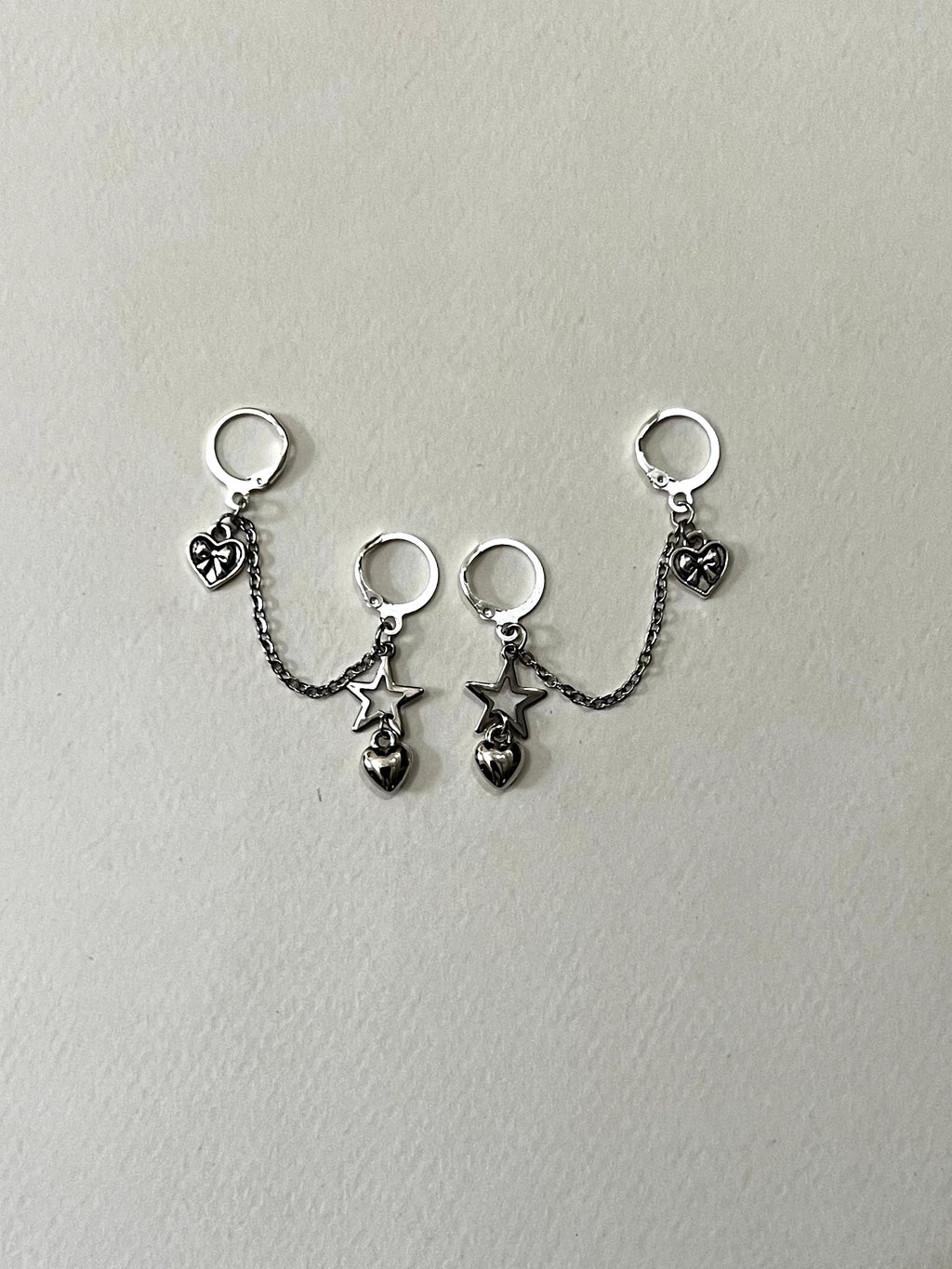 Double pierced huggies