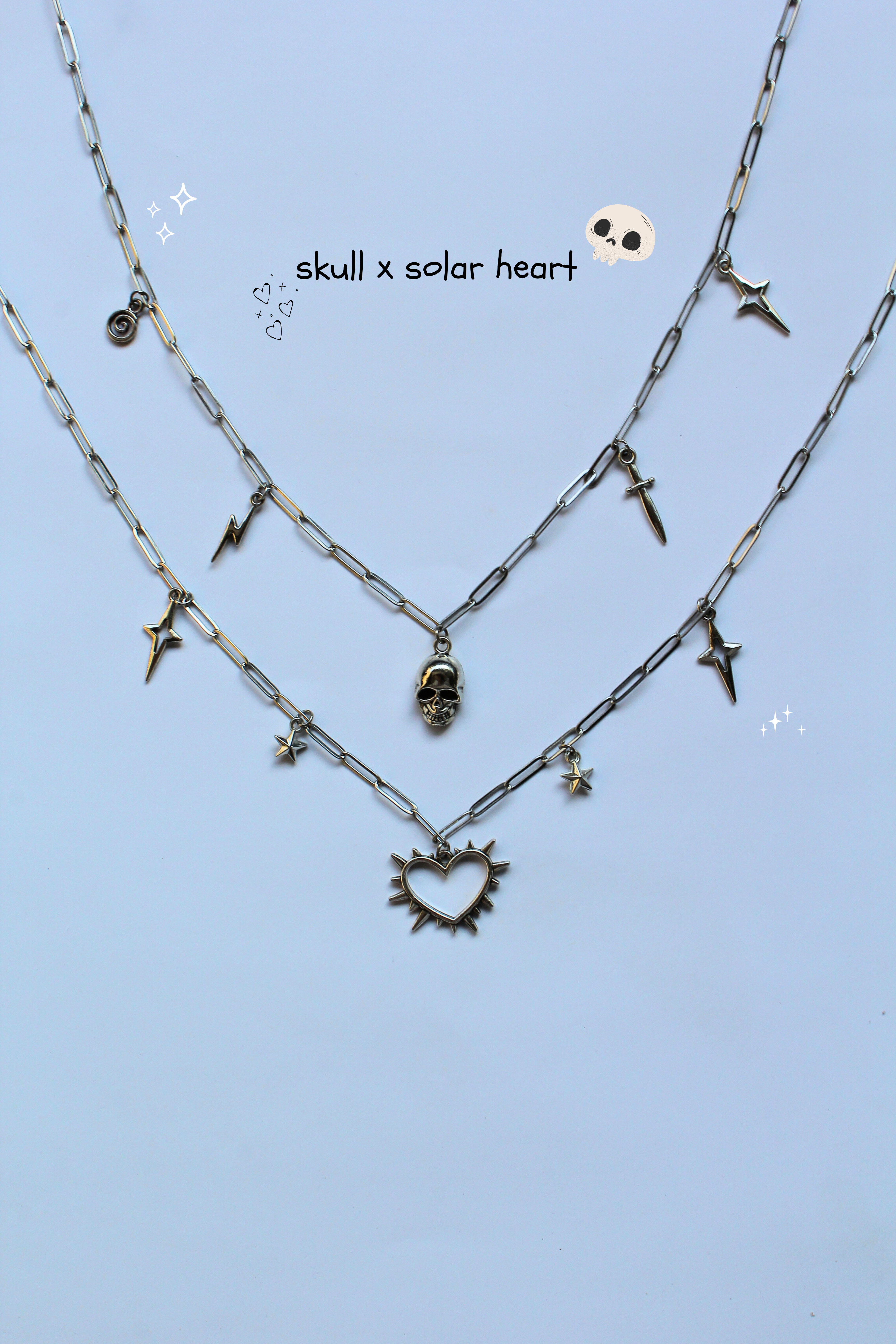 Skull x Solarheart chains