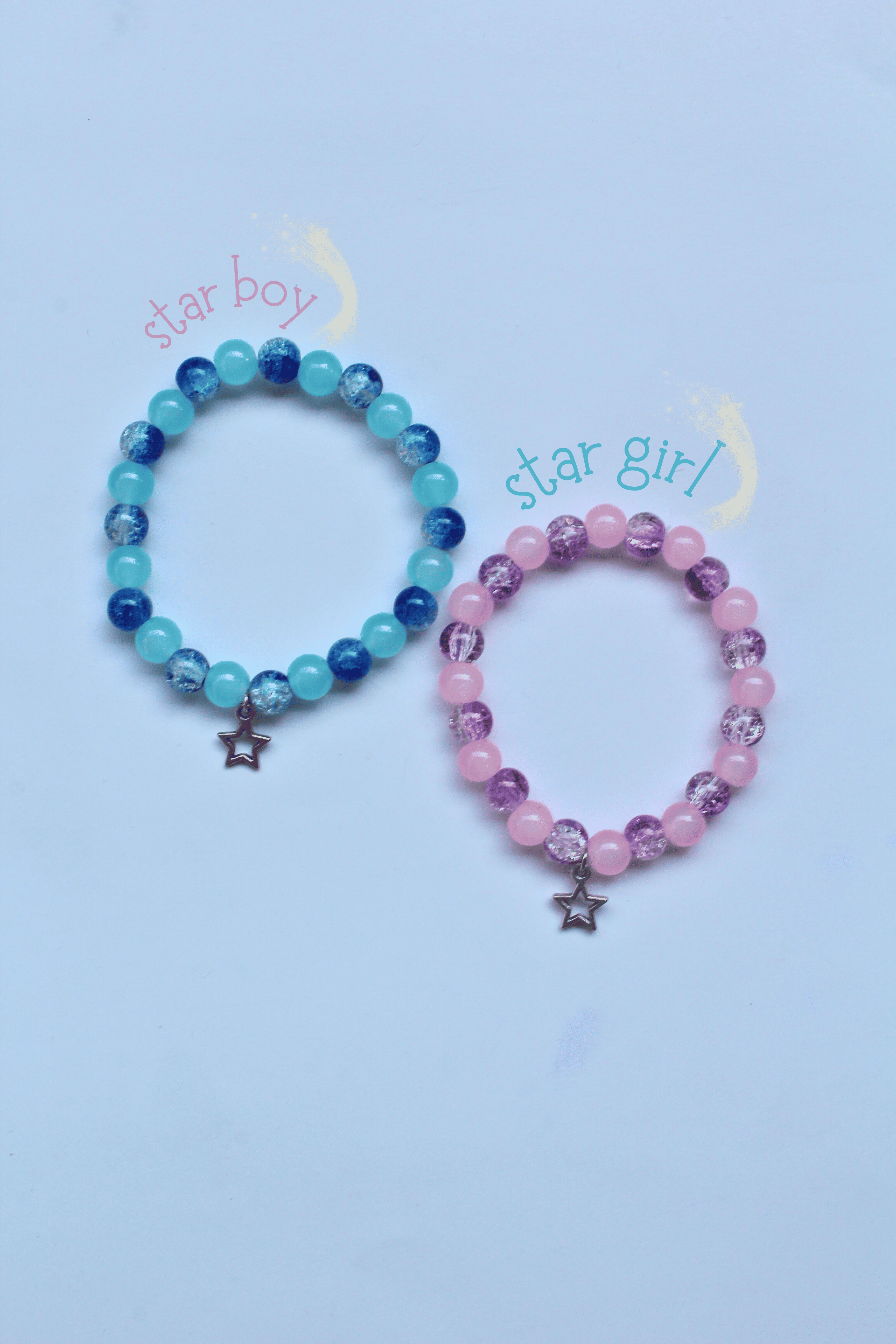 Star boy star girl bracelets