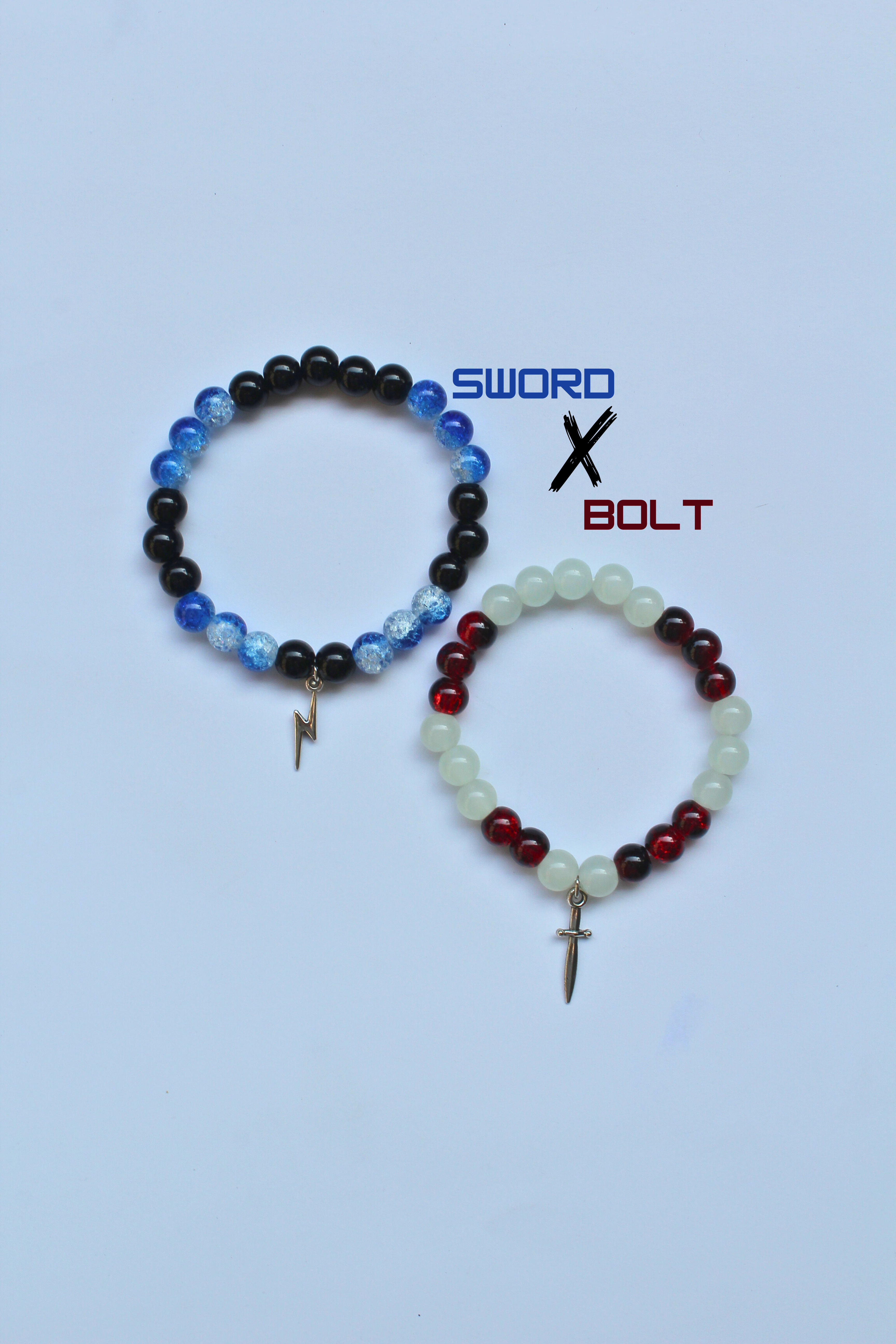 Sword X bolt bracelet